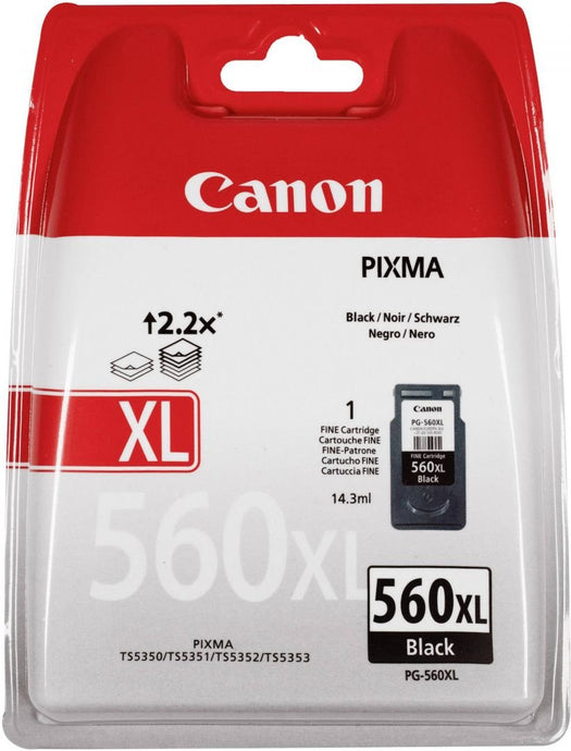 CANON PG-560XL tintapatron BLACK 14.3ml kapacitás - tonerklinika