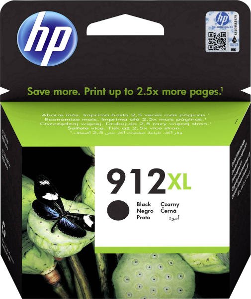 HP 912XL TINTAPATRON BLACK 825 OLDAL KAPACITÁS ( 3YL84AE )