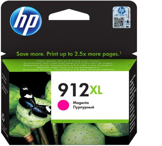 HP 912XL TINTAPATRON MAGENTA 825 OLDAL KAPACITÁS ( 3YL82AE )