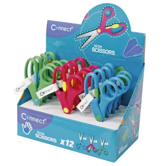 Olló 13cm, iskolai a fogón nyitás rásegítővel, Connect, – Tonerklinika Debrecen