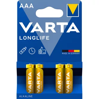 Elem AAA mikro LR03 Longlife 4 db/csomag, Varta – Tonerklinika Debrecen