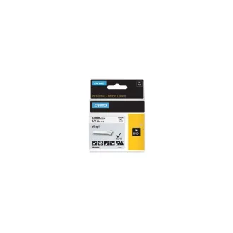 Feliratozógép szalag Dymo S0718600/18444 12mmx5,5m, ORIGINAL, fekete/fehér – Tonerklinika Debrecen