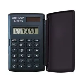 Zsebszámológép 8 digit fedeles napelemes gumírozott gombokkal Antilop A-2269 – Tonerklinika Debrecen