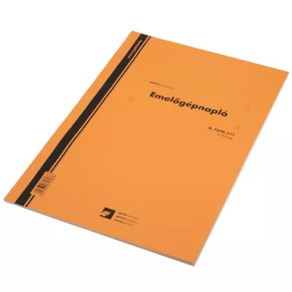 Emelőgépnapló 2+25lapos A4, álló – Tonerklinika Debrecen