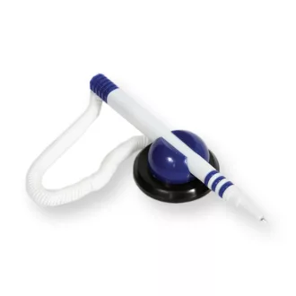 Ügyféltoll fehér-kék test fekvő Bluering® , írásszín kék – Tonerklinika Debrecen