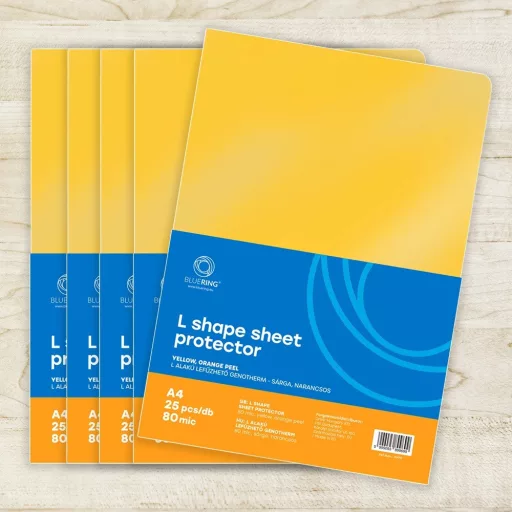 Genotherm 'L' A4, 80 micron sárga 25 db/csomag, Bluering®, – Tonerklinika Debrecen