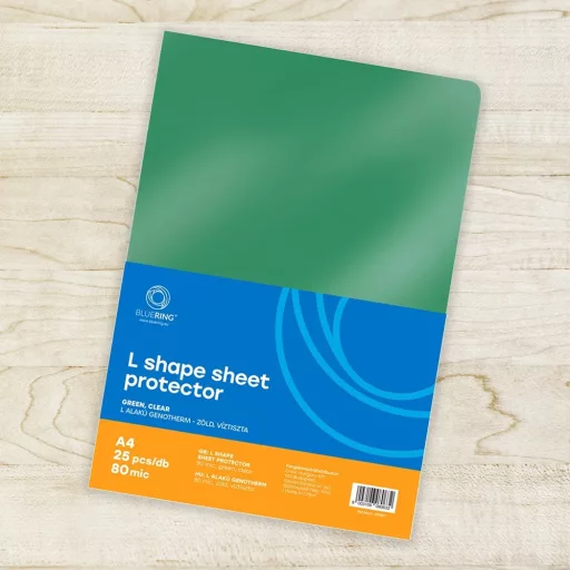 Genotherm 'L' A4, 80 micron zöld 25 db/csomag, Bluering®, – Tonerklinika Debrecen