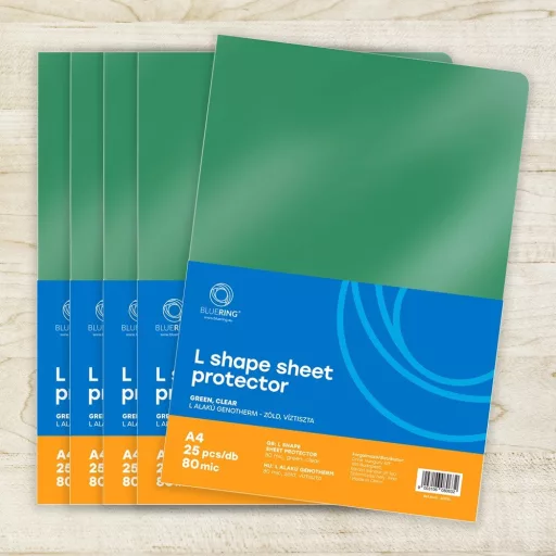 Genotherm 'L' A4, 80 micron zöld 25 db/csomag, Bluering®, – Tonerklinika Debrecen