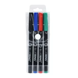 Rostirón, tűfilc alkoholos készlet, 1mm OHP Bluering® M, 4 klf. szín – Tonerklinika Debrecen