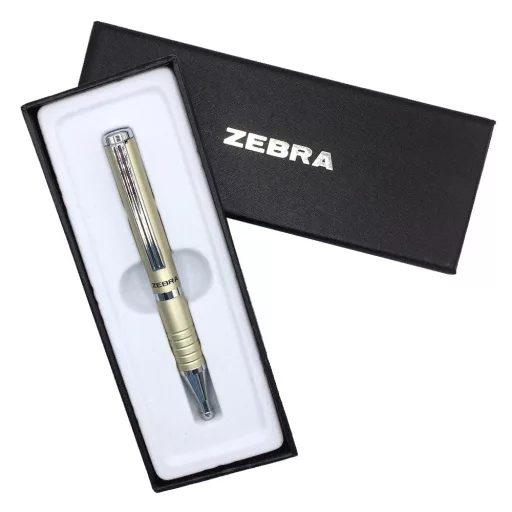 Golyóstoll metál pezsgő test, Zebra SLF1, írásszín kék – Tonerklinika Debrecen