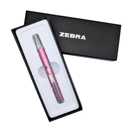 Golyóstoll metál rózsa test, Zebra SLF1, írásszín kék – Tonerklinika Debrecen