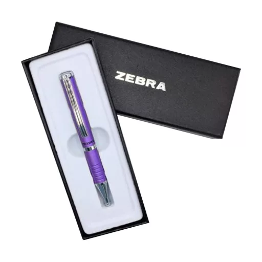 Golyóstoll metál lila test, Zebra SLF1, írásszín kék – Tonerklinika Debrecen