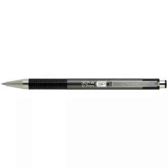 Golyóstoll 0,7mm, metál antracit test, Zebra F-301A, írásszín kék – Tonerklinika Debrecen