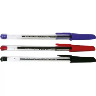 Golyóstoll eldobható, átlátszó testű, Fokus, írásszín kék – Tonerklinika Debrecen