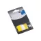 Jelölőcímke 25x43mm, 50lap, műanyag, Info Notes Info Flags transzparens sárga – Tonerklinika Debrecen