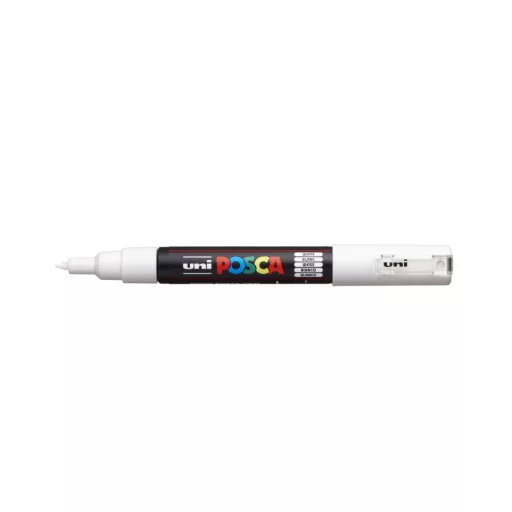Dekormarker 0,7-1mm, Uni Posca PC-1M fehér – Tonerklinika Debrecen