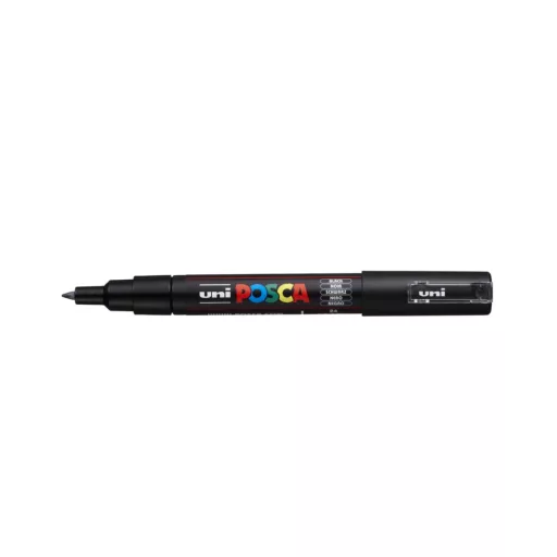Dekormarker 0,7-1mm, Uni Posca PC-1M fekete – Tonerklinika Debrecen
