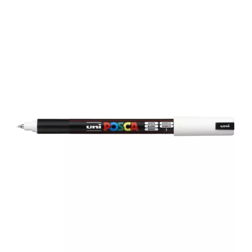 Dekormarker 0,7mm, Uni Posca PC-1MR fehér – Tonerklinika Debrecen