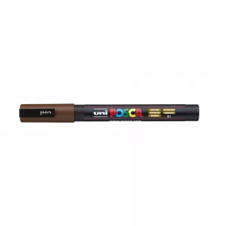 Dekormarker 0,9-1,3mm, Uni Posca PC-3M barna – Tonerklinika Debrecen