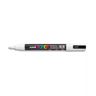 Dekormarker 0,9-1,3mm, PC-3M Uni Posca fehér – Tonerklinika Debrecen