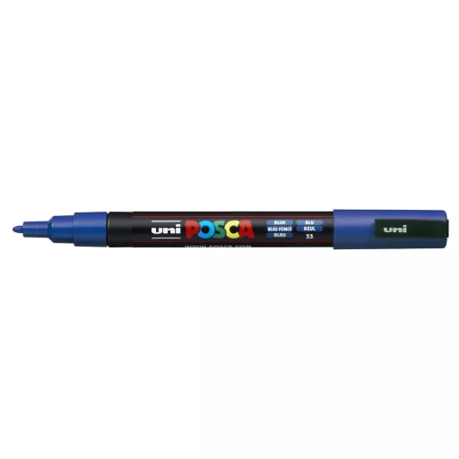 Dekormarker 0,9-1,3mm, Uni Posca PC-3M kék – Tonerklinika Debrecen