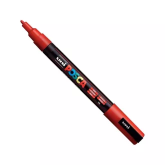 Dekormarker 0,9-1,3mm, Uni Posca PC-3M piros – Tonerklinika Debrecen