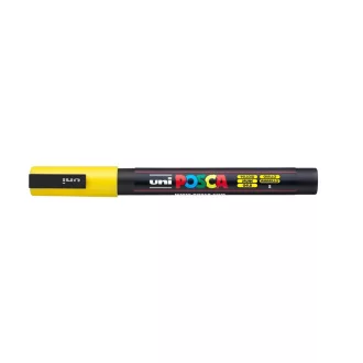 Dekormarker 0,9-1,3mm, Uni Posca PC-3M sárga – Tonerklinika Debrecen