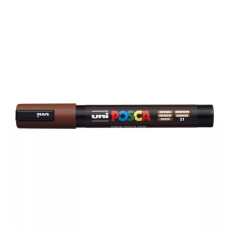 Dekormarker 1,8-2,5mm, Uni Posca PC-5M barna – Tonerklinika Debrecen