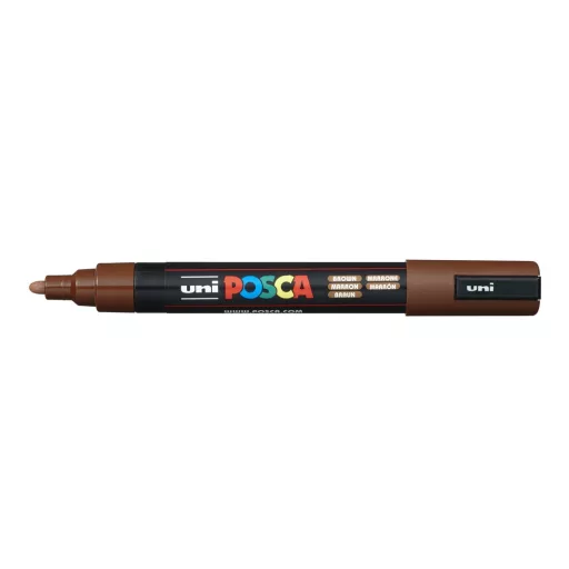 Dekormarker 1,8-2,5mm, Uni Posca PC-5M barna – Tonerklinika Debrecen
