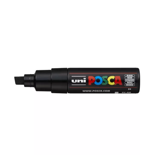 Dekormarker 8mm, Uni Posca PC-8K fekete – Tonerklinika Debrecen