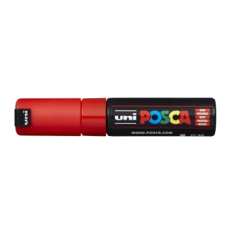 Dekormarker 8mm, Uni Posca PC-8K piros – Tonerklinika Debrecen