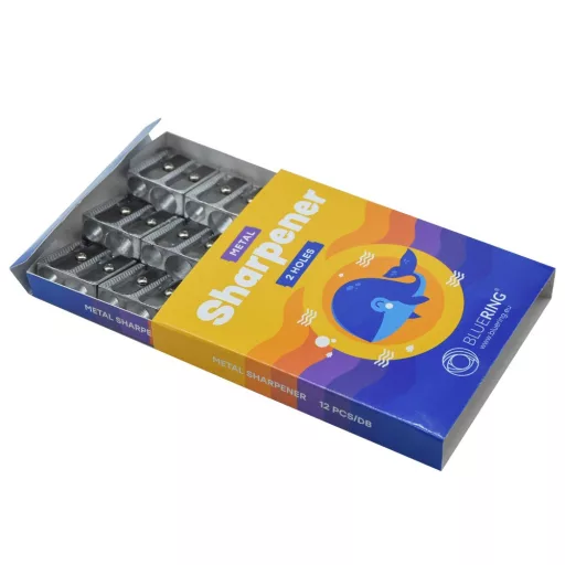 Hegyező 2 lyukú fém, Bluering®, Bálnás – Tonerklinika Debrecen