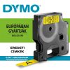 Feliratozógép szalag Dymo D1 S0720580/45018 12mmx7m ORIGINAL fekete/sárga