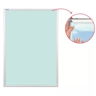 Plakátkeret A2, alumínium keret kültéri Franken – Tonerklinika Debrecen