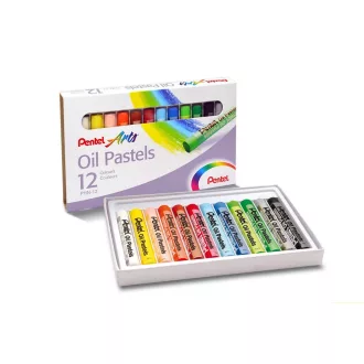 Kréta olajpasztell készlet, PHN-12U Pentel, 12 klf. szín – Tonerklinika Debrecen
