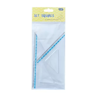 Vonalzókészlet, háromszög 13 cm és 18cm, ( 45°/60° ) 2 db/bliszter Educa – Tonerklinika Debrecen