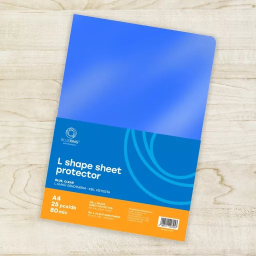 Genotherm 'L' A4, 80 micron kék 25 db/csomag, Bluering®, – Tonerklinika Debrecen