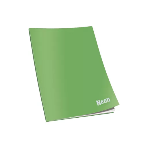 Füzet A4, 40+2lap, kockás 80g. Connect neon lakk borító, – Tonerklinika Debrecen