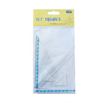 Vonalzókészlet, háromszög 10 cm és 14cm, ( 45°/60° ) 2 db/bliszter Educa – Tonerklinika Debrecen