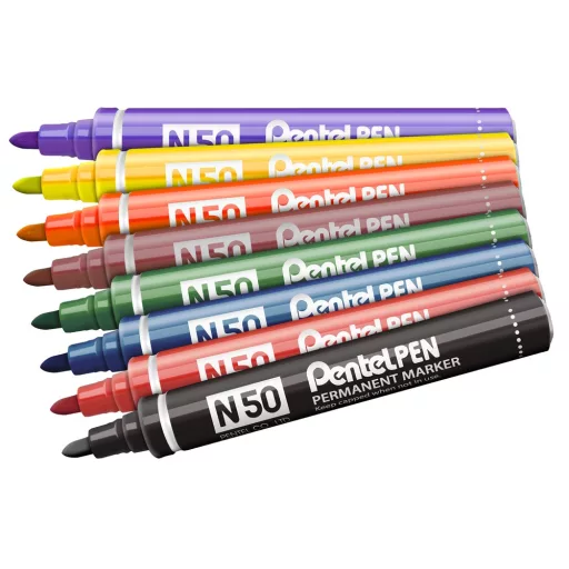 Alkoholos marker fém testű 4,3mm kerek hegyű N50-BE Pentel Extreme piros – Tonerklinika Debrecen