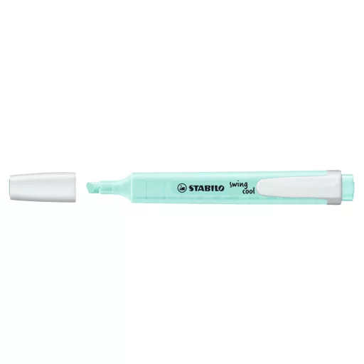 Szövegkiemelő 1-4mm, vágott hegy Stabilo Swing cool pastel 275/113 türkiz – Tonerklinika Debrecen