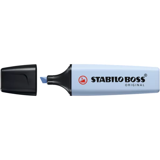 Szövegkiemelő 2-5mm, vágott hegyű, STABILO Boss original Pastel ködös kék – Tonerklinika Debrecen