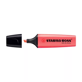 Szövegkiemelő 2-5mm, vágott hegyű, STABILO Boss original piros – Tonerklinika Debrecen