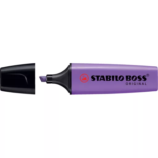 Szövegkiemelő 2-5mm, vágott hegyű, STABILO Boss original lila – Tonerklinika Debrecen