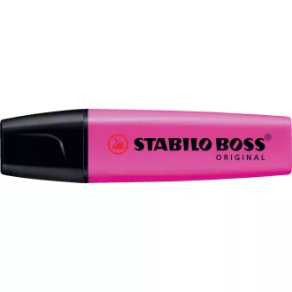 Szövegkiemelő 2-5mm, vágott hegyű, STABILO Boss original pink – Tonerklinika Debrecen