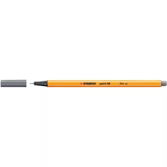 Rostirón, tűfilc 0,4mm, STABILO Point 88 sötétszürke – Tonerklinika Debrecen