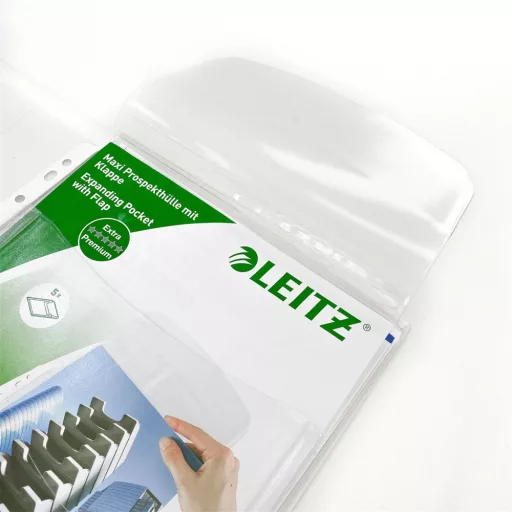 Genotherm lefűzhető, A4, 170 micron jumbo narancsos felül behajtható fülel Leitz 5 db/csom – Tonerklinika Debrecen