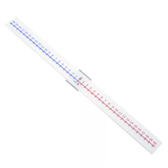 Számegyenes műanyag, iskolai használatra, Bluering