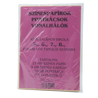 Színes papírok, pontrácsok 5-8.o. – Tonerklinika Debrecen