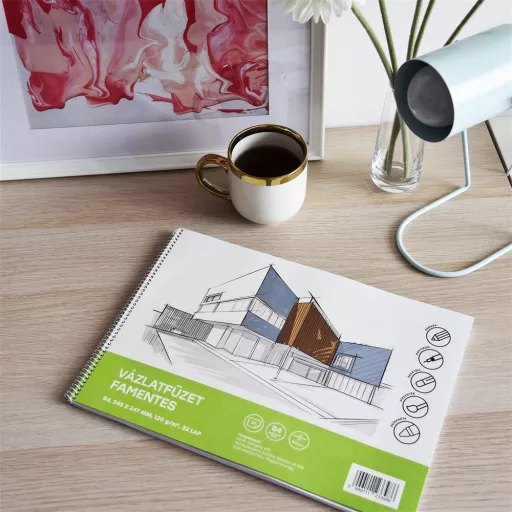 Vázlatfüzet FAMENTES B/4 32 lap 120gr. Bluering – Tonerklinika Debrecen